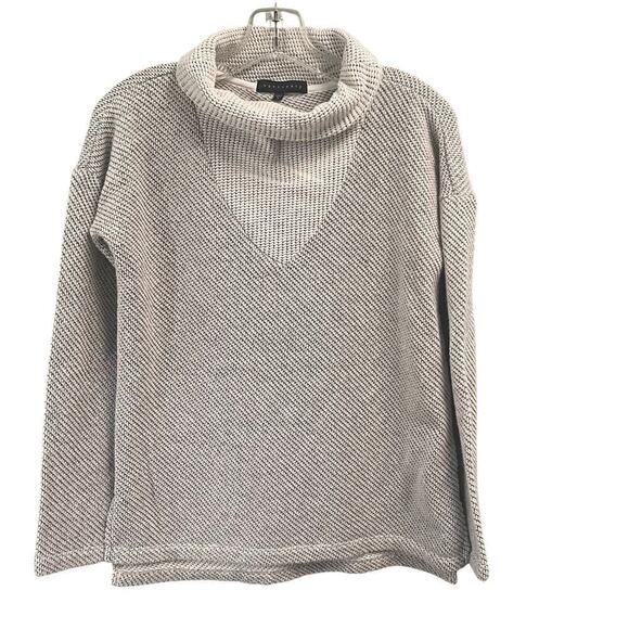 Sanctuary Dunaway Size Small Lightweight Cotton Sweater Cowlneck Gray - Picture 1 of 4